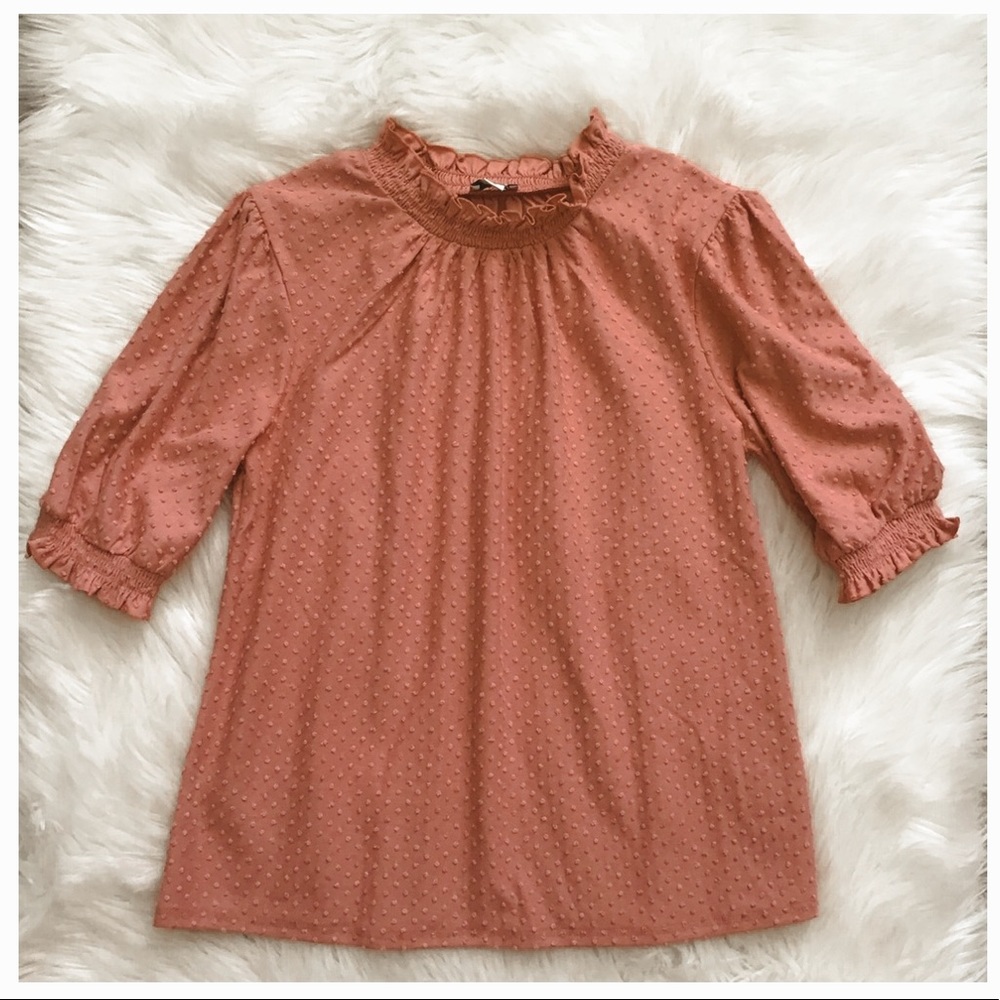 Women’s J.Crew bubble short sleeve blouse